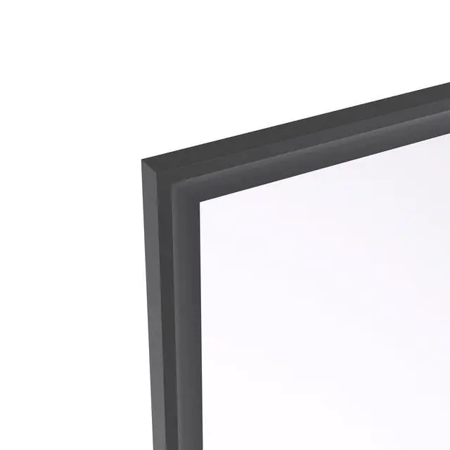Alt view image 7 of 7 - 48"x32" Oversized Modern Rectangle Bathroom Mirror with Balck Frame Decorative Large Wall Mirrors for Bathroom Living Room Bedroom Vertical or Horizontal Wall Mounted mirror with Aluminum Frame