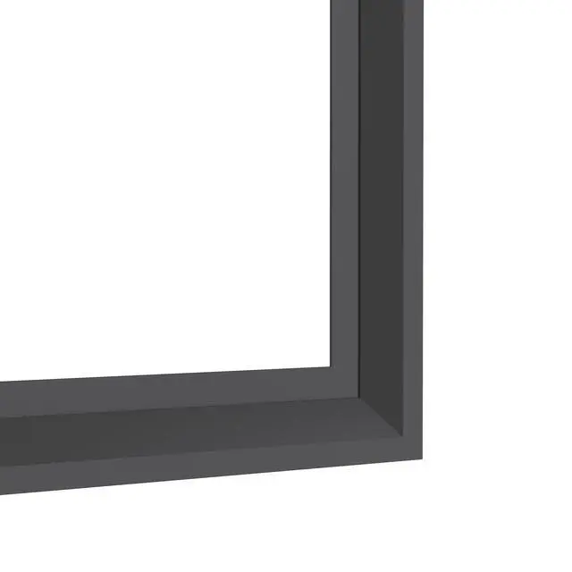 Alt view image 6 of 7 - 60"x36" Oversized Modern Rectangle Bathroom Mirror with Balck Frame Decorative Large Wall Mirrors for Bathroom Living Room Bedroom Vertical or Horizontal Wall Mounted mirror with Aluminum Frame