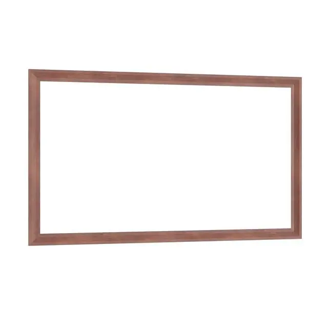 Alt view image 4 of 7 - 60"x36" Oversized Modern Rectangle Bathroom Mirror with Yellow+Coral Frame Decorative Large Wall Mirrors for Bathroom Living Room Bedroom Vertical or Horizontal Wall Mounted mirror with Aluminum Frame