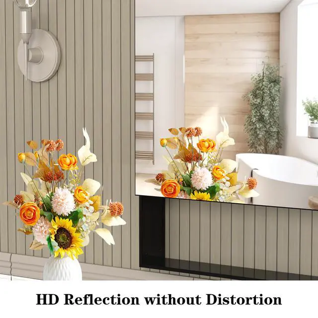 Alt view image 6 of 7 - 24'' x 30'' Medicine Cabinet with Mirror for Bathroom, Wall Mounted Bathroom Mirror with Storage, Adjustable Shelves, Aluminum Framework, Surface Mount Black