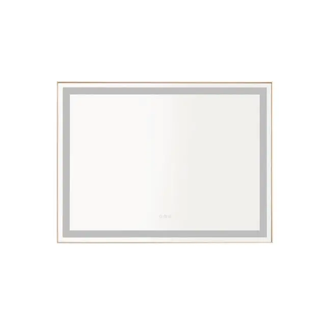 Alt view image 7 of 7 - 48*36 LED Lighted Bathroom Wall Mounted Mirror with High Lumen+Anti-Fog Separately Control