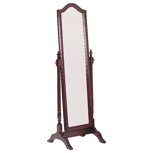 Alt view image 2 of 5 - Meriwel Merlot Wood Adjustable Full Length Cheval Mirror