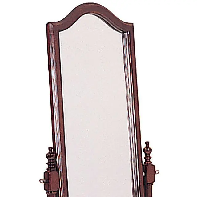 Alt view image 3 of 5 - Meriwel Merlot Wood Adjustable Full Length Cheval Mirror