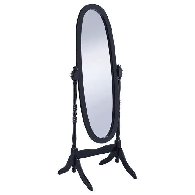 Alt view image 2 of 7 - Dunne Black Cheval Mirror