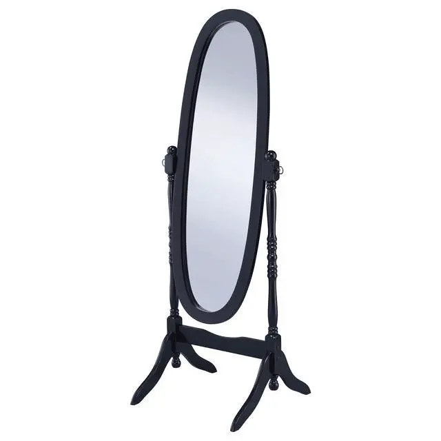 Alt view image 3 of 7 - Dunne Black Cheval Mirror