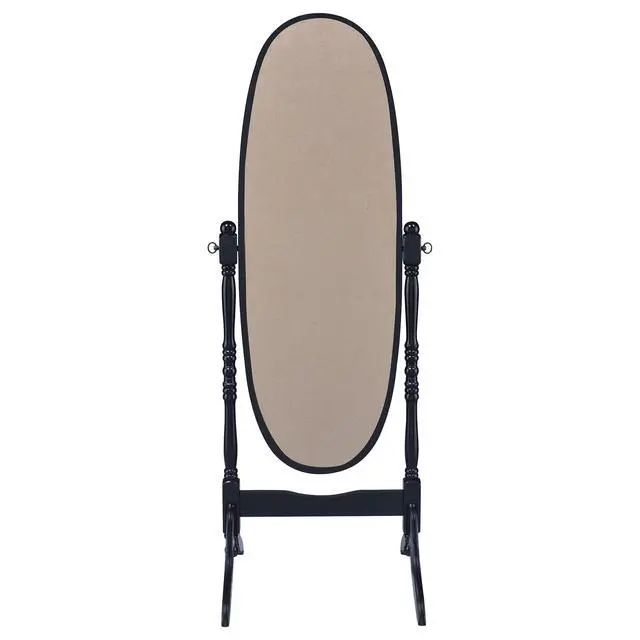Alt view image 7 of 7 - Dunne Black Cheval Mirror