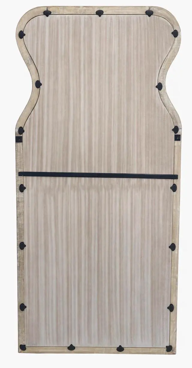 Alt view image 5 of 5 - Decorative Full Length Wall Mirror with Mango Wood Frame 70"