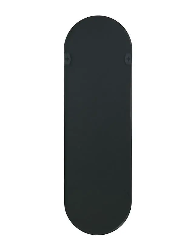 Alt view image 5 of 6 - Black 63 x 20IN Pill Shaped Full Lenghth Mirror or Bathroom mirror