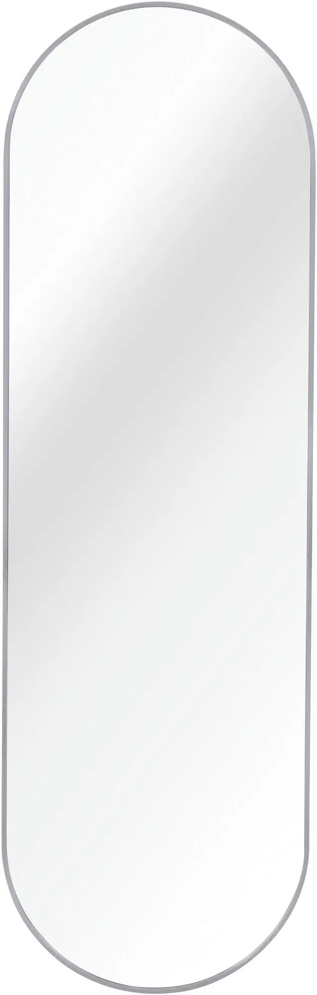 Main image of Silver 63 x 20IN Pill Shaped Full Lenghth Mirror or Bathroom mirror