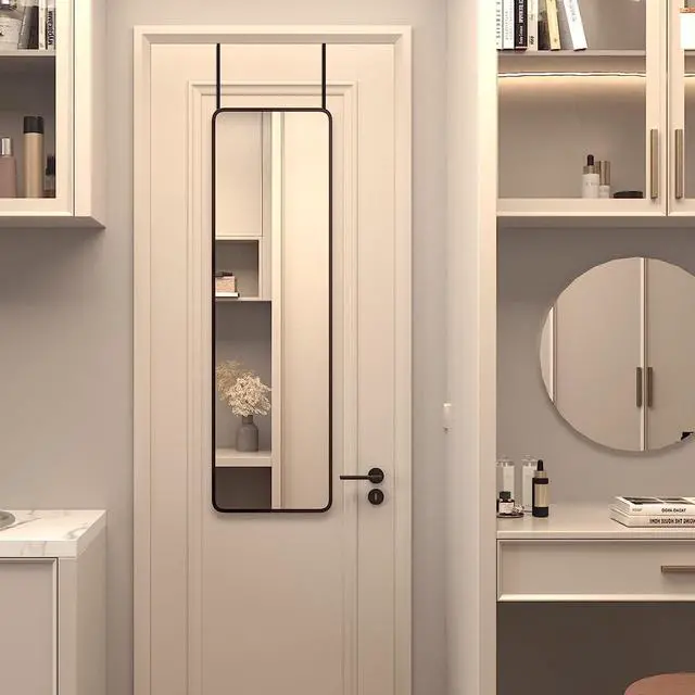 Main image of Black 47 x 14IN Door mirror.(W2203P182244)