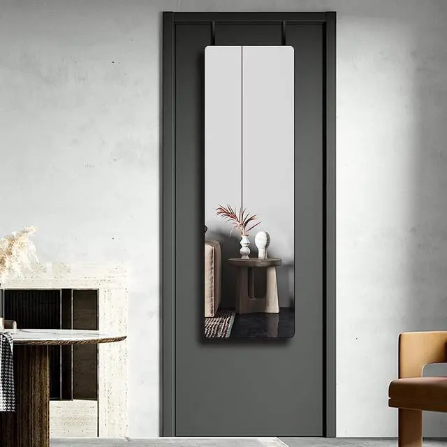 Alt view image 2 of 6 - Black 47 x 14IN Door mirror.(W2203P182244)