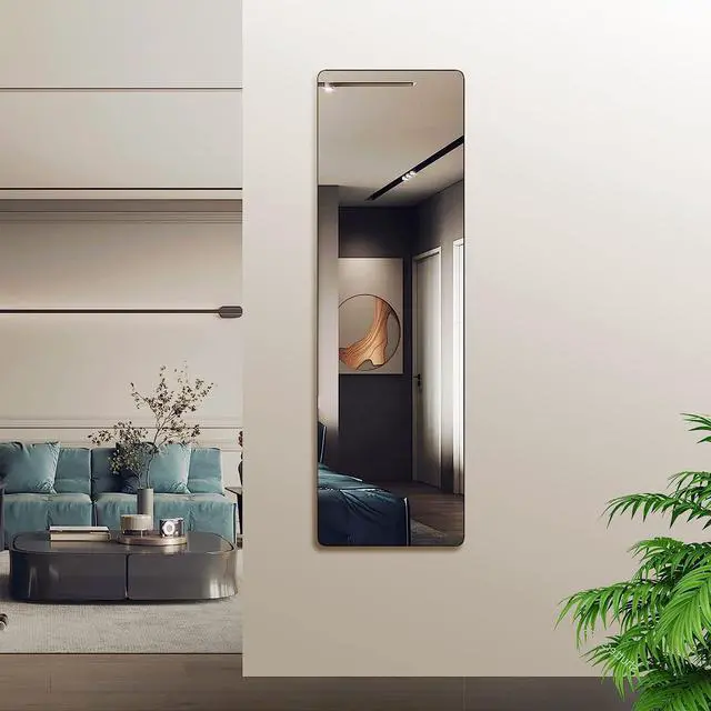 Alt view image 3 of 6 - Black 47 x 14IN Door mirror.(W2203P182244)