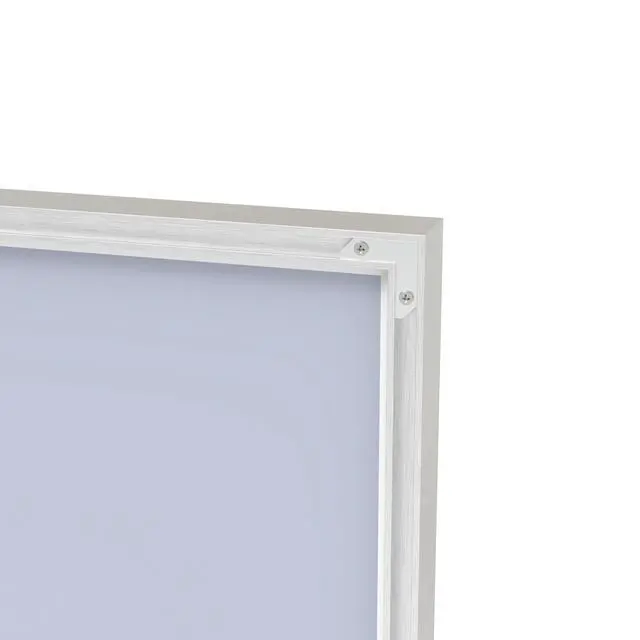 Alt view image 5 of 7 - 60"x40" Oversized Modern Rectangle Bathroom Mirror with Silver Frame Decorative Large Wall Mirrors for Bathroom Living Room Bedroom Vertical or Horizontal Wall Mounted mirror with Aluminum Frame