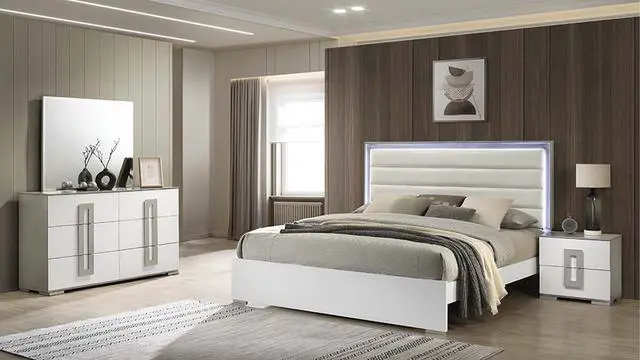 Alt view image 5 of 5 - Olivia Contemporary Style Mirror Made with Wood in White. (INCLUDES MIRROR ONLY)