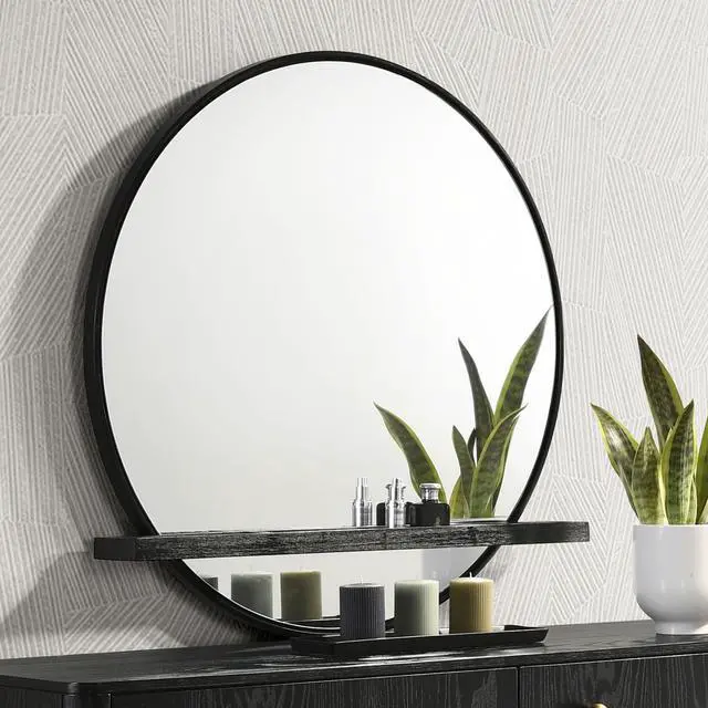 Main image of Benson Black Dresser Mirror