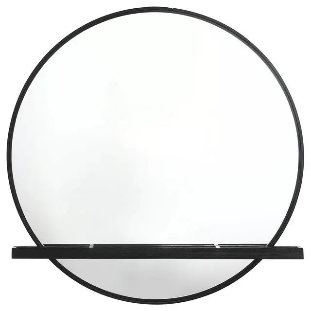 Alt view image 3 of 7 - Benson Black Dresser Mirror