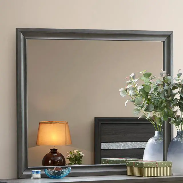 Alt view image 3 of 6 - Madrid G02305-M Mirror , Gray