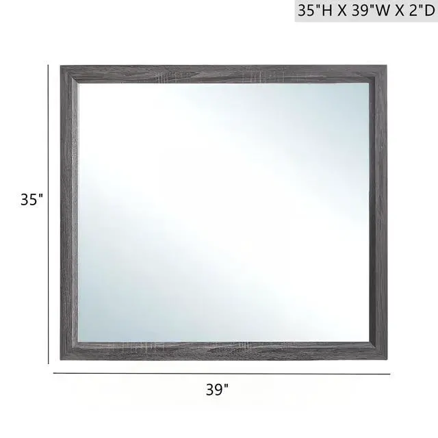Alt view image 3 of 5 - Glasgow G04305-M Mirror , Gray