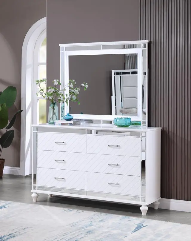 Alt view image 2 of 6 - Livorno G02790-M Mirror , Silver Champagne