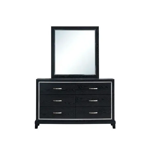 Alt view image 3 of 6 - Livingston G02850-M Frame Mirror Black