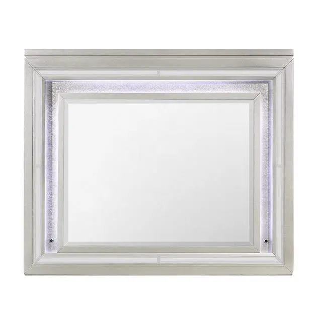 Alt view image 6 of 6 - CROSS CHAMPAGNE MIRROR WITH LED