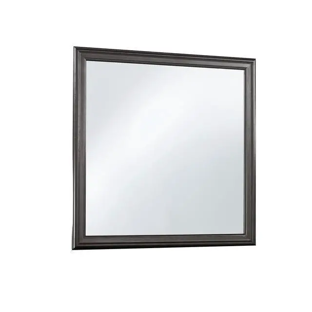Alt view image 4 of 5 - SHAKER CROCODILE METALLIC GREY MIRROR