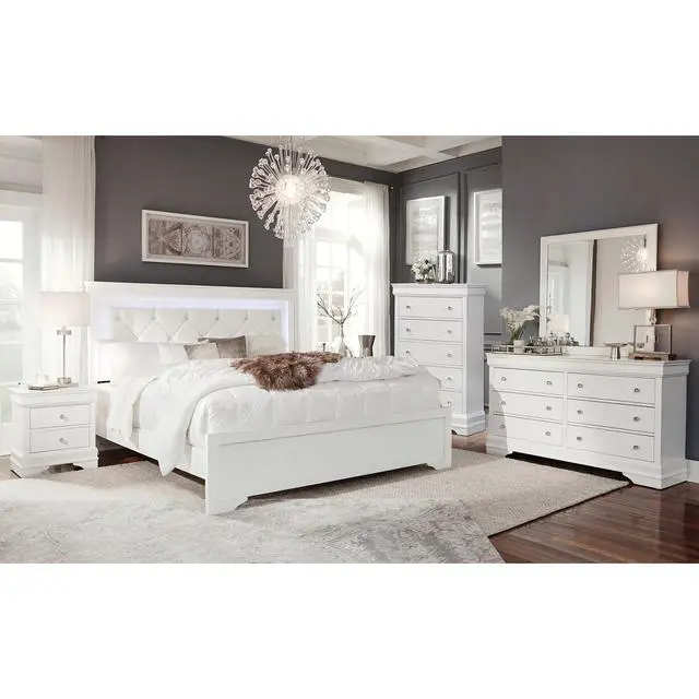 Alt view image 2 of 5 - SHAKER METALLIC WHITE MIRROR