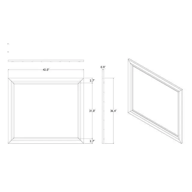 Alt view image 3 of 5 - Chloe Gemstone Silver Mirror