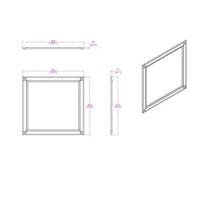 Alt view image 4 of 5 - Soulmarie Charcoal Mirror