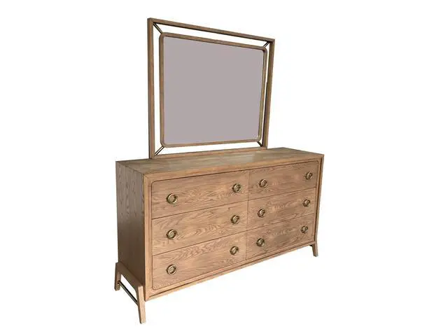 Alt view image 3 of 5 - Mirror in Latte Finish