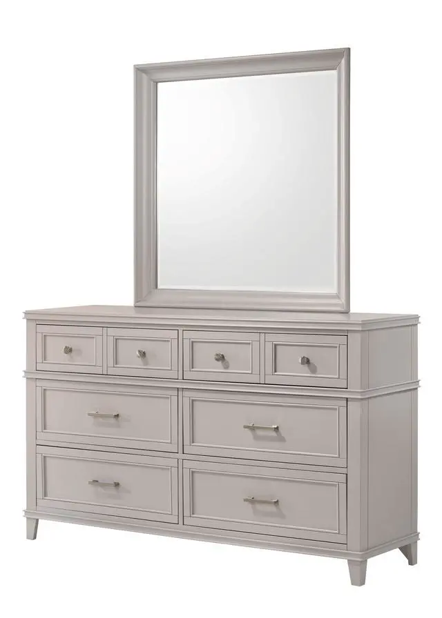 Alt view image 3 of 6 - Gray Square Mirror