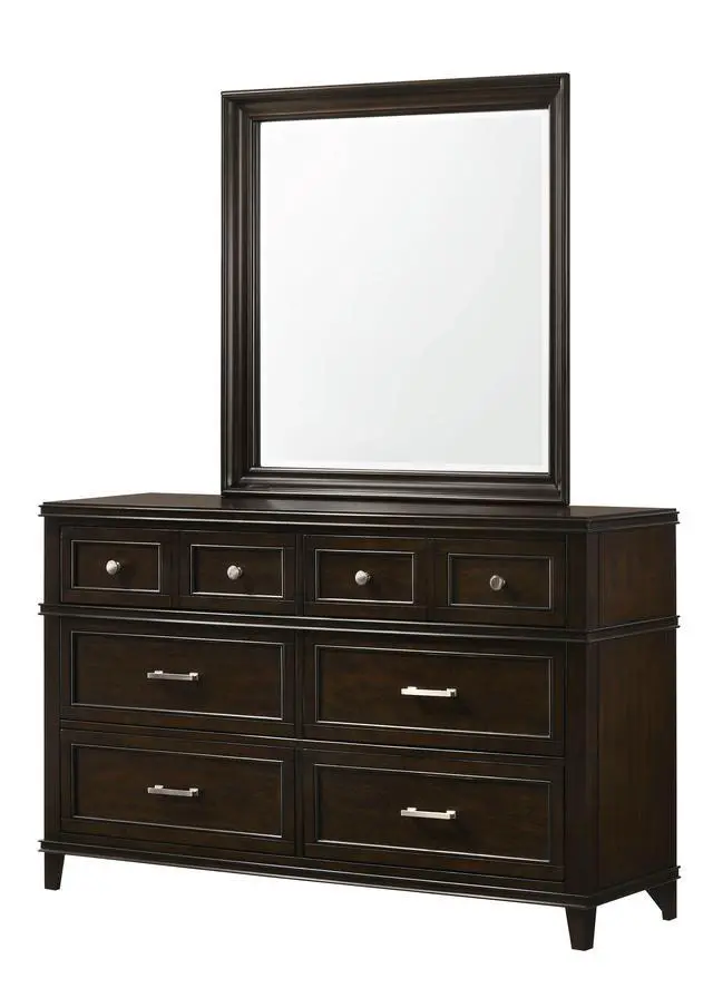 Alt view image 4 of 5 - Merlot Square Mirror