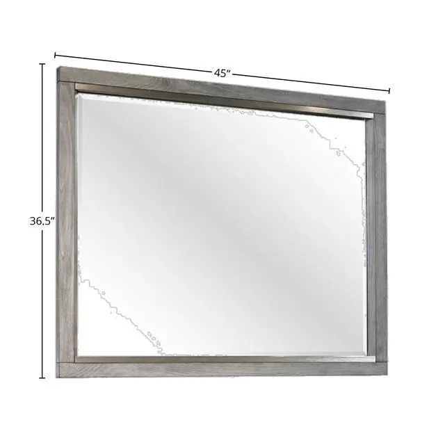Alt view image 4 of 5 - Gray Landscape Mirror