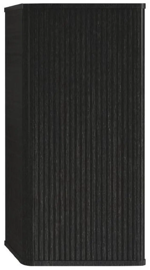 Main image of CC0414S308 Striped Brushed Black Oak FloatingBathroom Floating Side Cabinet, Wall-mounted Storage Cabinet for Small Spaces, Pre-assembled