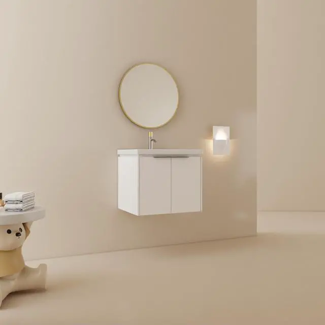 Main image of 24 Inch Soft Close Doors Bathroom Vanity With Sink, Suitable For Small Bathroom