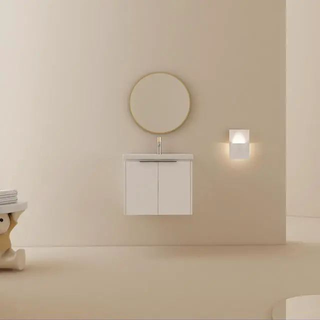 Alt view image 6 of 7 - 24 Inch Soft Close Doors Bathroom Vanity With Sink, Suitable For Small Bathroom