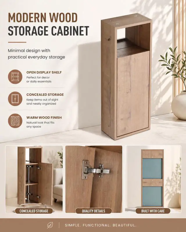 Alt view image 2 of 7 - 10'' Wall Mounted Storage Cabinet, Bathroom Mirror Cabinet with Soft Close Door,Plywood(MC250IIMO)(Mirror Cabinet Only, Without Black Aluminum Frame Mirror)