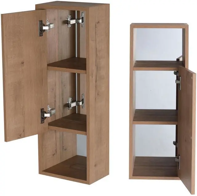 Main image of 10'' Wall Mounted Storage Cabinet, Bathroom Mirror Cabinet with Soft Close Door,Plywood(MC250IIMO)(Mirror Cabinet Only, Without Black Aluminum Frame Mirror)