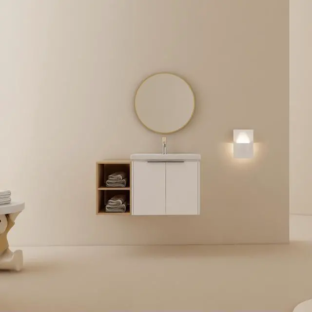 Main image of 36 Inch Soft Close Doors Bathroom Vanity With Sink, and A Small Storage Shelves,BVC07436WHLTK