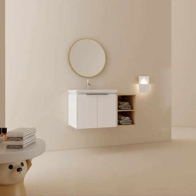 Alt view image 7 of 7 - 36 Inch Soft Close Doors Bathroom Vanity With Sink, and A Small Storage Shelves,BVC07436WHLTK