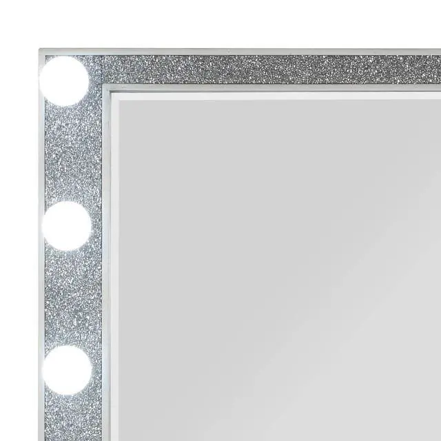 Alt view image 4 of 5 - Sliverfluff Mirrored & Champagne Finish Mirror W/Light