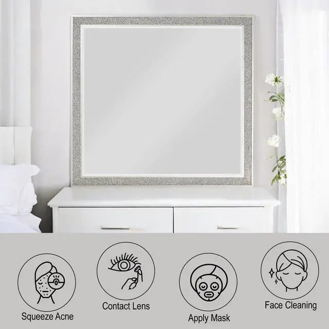 Alt view image 2 of 6 - Sliverfluff Mirrored & Champagne Finish Mirror