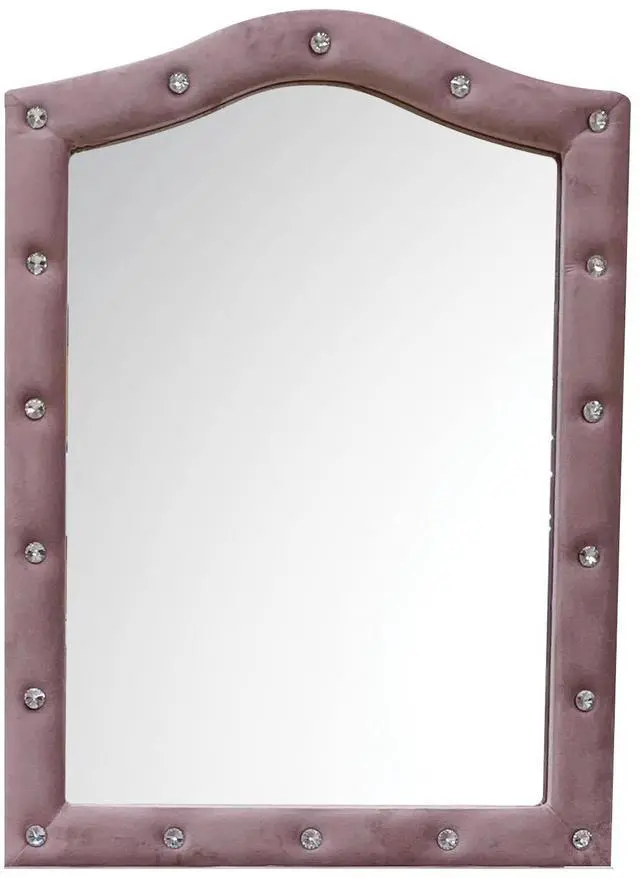 Main image of Reggie Pink Fabric Mirror