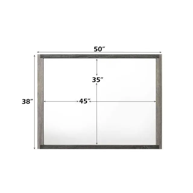 Alt view image 2 of 4 - Jehoram Gray Finish Mirror