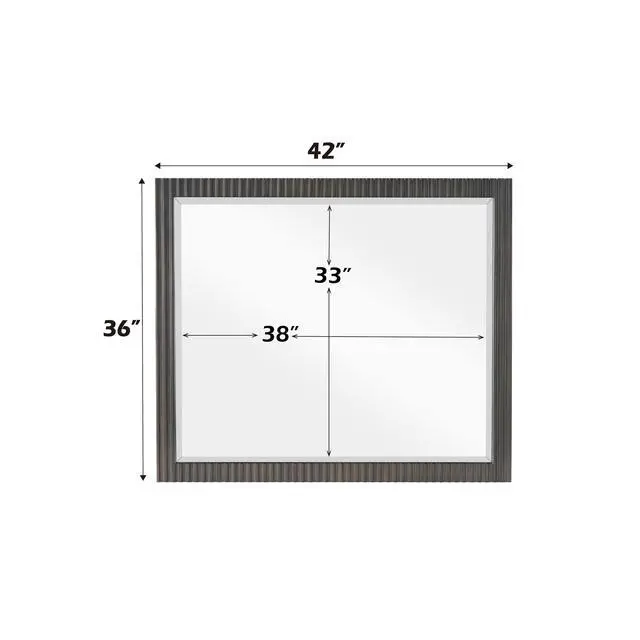 Alt view image 3 of 4 - Clayten Espresso Finish Mirror