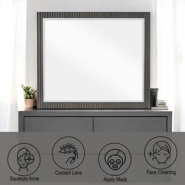 Alt view image 4 of 4 - Clayten Espresso Finish Mirror
