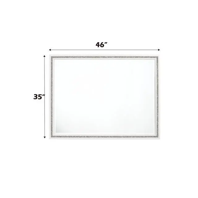 Alt view image 4 of 5 - Haiden White Finish Mirror