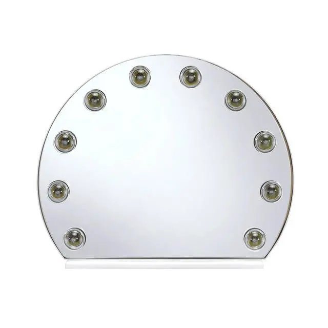 Alt view image 4 of 6 - White Finish Accent Mirror