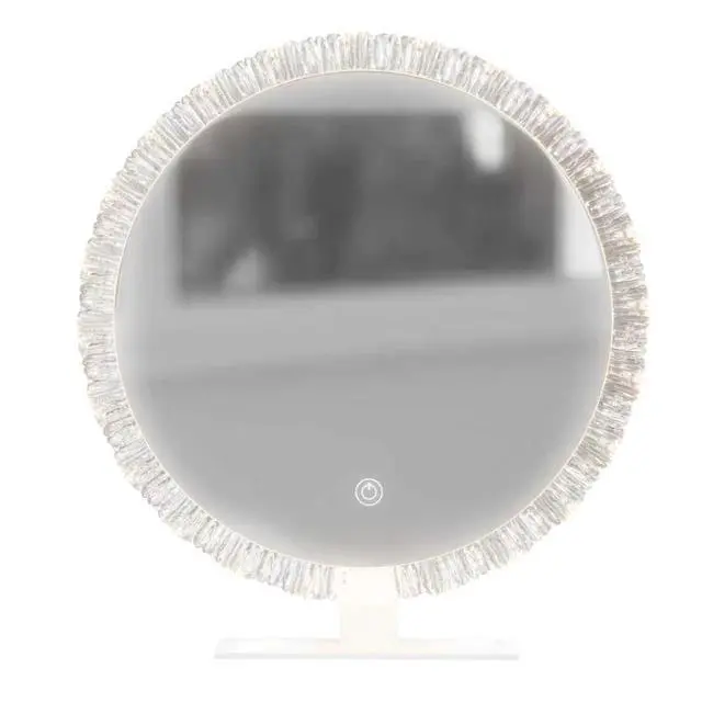 Alt view image 5 of 6 - Crystal Edge LED Makeup Mirror with 3-Color Dimmable Lighting