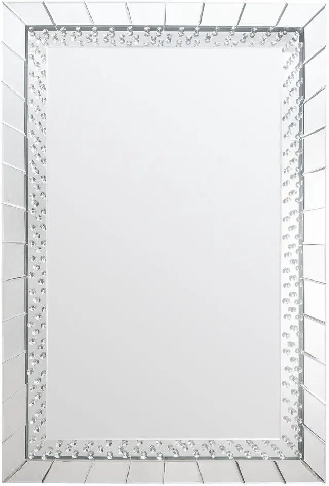 Alt view image 4 of 7 - Nysa Mirrored & Faux Crystals Accent Mirror